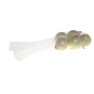 10 lb Non-Wicketed Clear Soft Net Bags - 27"L x 12"W