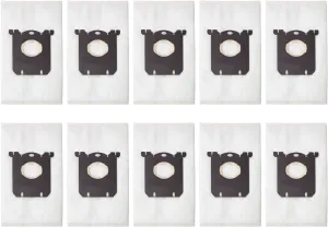 10 Pack Replacement Vacuum Bag Compatible for Electrolux S Bag Classic EL200F EL8500