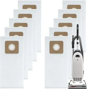 10 Pack Type A HEPA Vacuum Bags for Riccar Vibrance R20E Uprights, R-Series, 2000/4000 Series & Simplicity Symmetry, S20EZM, 5000/6000 Series Upright Vacuum Cleaners, Part# RAH-6/SAH-6