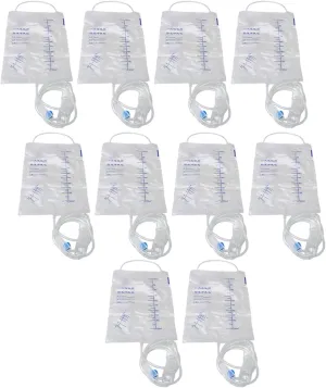 10PCS Disposable Intestinal Irrigation Bags Detox Bag Kit Set Transparent