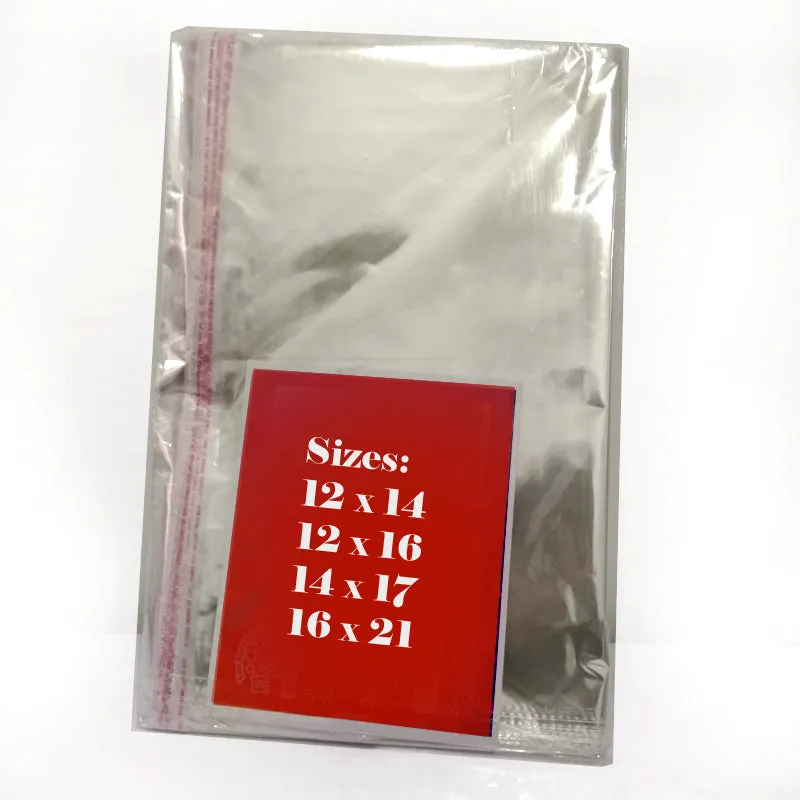 1kg Pack Of High-Quality Five-Star Transparent Poly Bags In Four Sizes