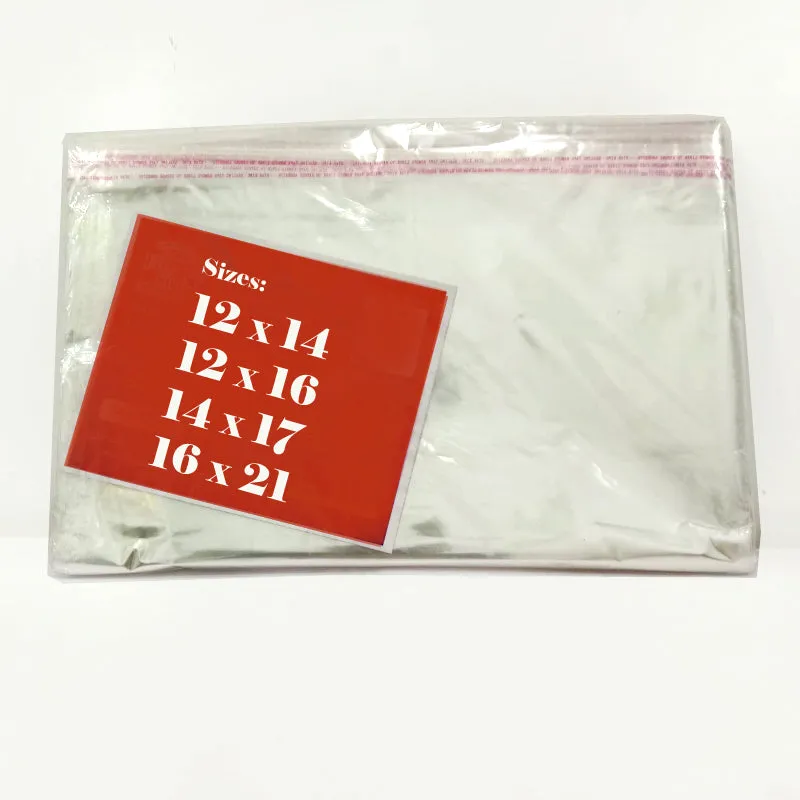 1kg Pack Of High-Quality Five-Star Transparent Poly Bags In Four Sizes