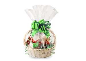24" x 28" Large Cellophane Basket Bags (2 Pcs)