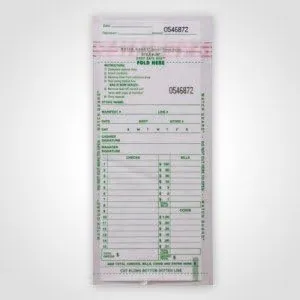 250 per Package, 5"x9.5" Till/Drop Safe Small Deposit Bags Clear Plastic