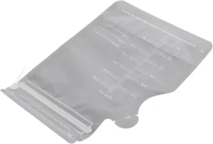 250ml Large Capacity, Double Sealing Breastmilk Storage Bags, 90Pcs Sealing Milk Storing Bag with Record Area, Predetermined Opening, Gamma, Clear Scale, Clamp Chain Leak Proof