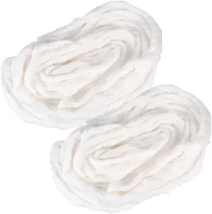 2Bags Cotton Beauty Coil for Makeup and Manicures Soft Skin Friendly Cotton Roll for Salon and Home Use for Hair Styling and Cleansing Per Bag