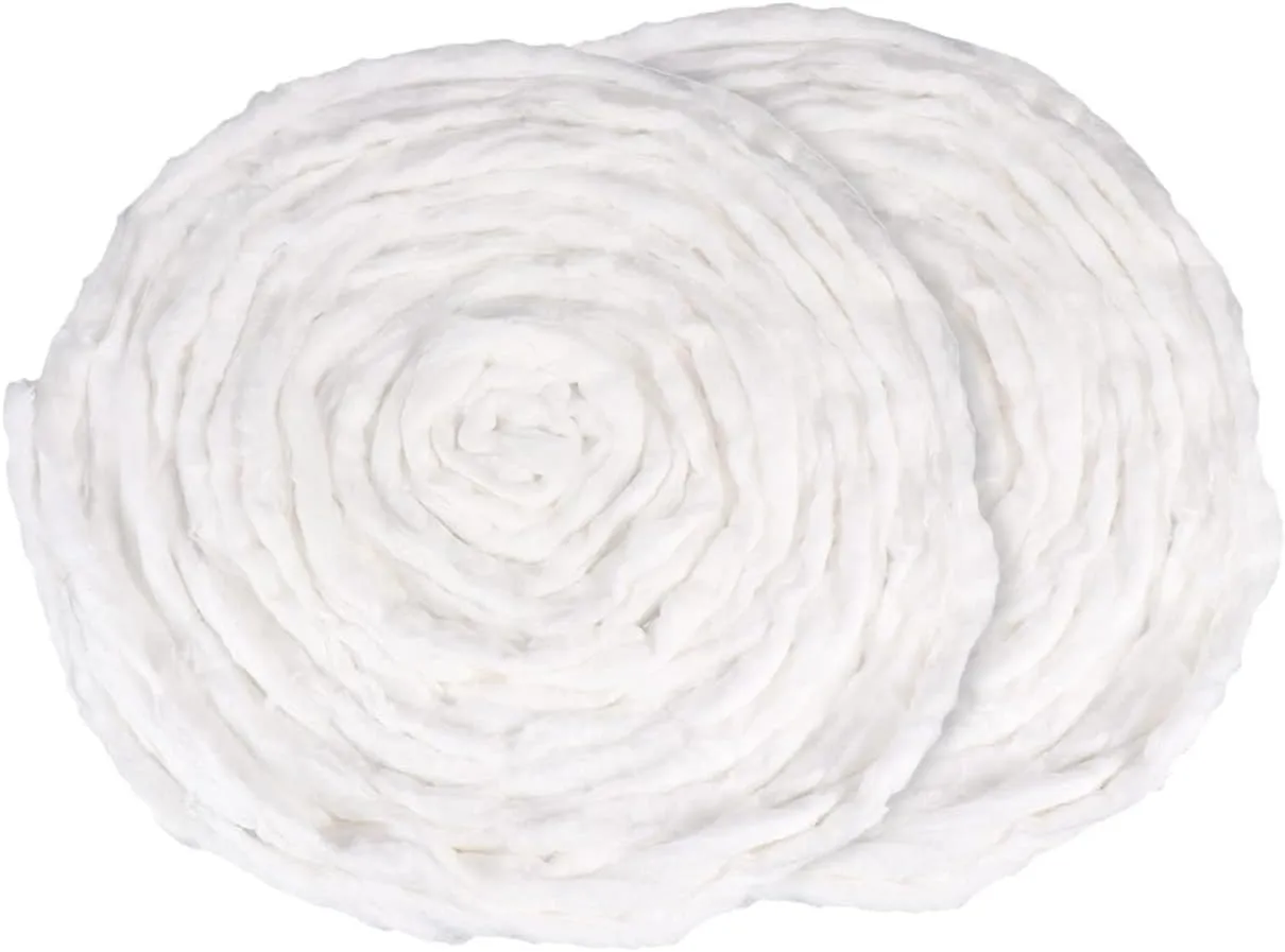 2Bags Cotton Roll Each Makeup Supplies for Salon and Home Use Soft and Lightweight Coils for Manicures Hair Perms and Skin Care