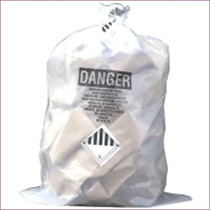 38" x 60" x 6 Mil Clear Asbestos Bags