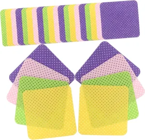 4-Pack Nail Polish Remover Towels Reusable Makeup Remover Pads Soft Gel Nail Wipes Dissolving Pads Cotton Rounds