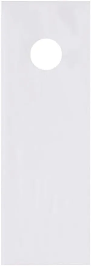 4 x 16 in. 1.5 Mil Doorknob Poly Bags