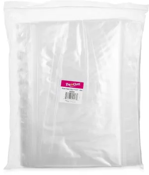[400 Bags 13" x 15"] Zip'n'Close Disposable Plastic Resealable Reusable Bags, 2 Mill Thick, Great for Home, Office, Vacation, Traveling, Sandwich, Fruits, Nuts, Cookies, Or Any Storage Needs
