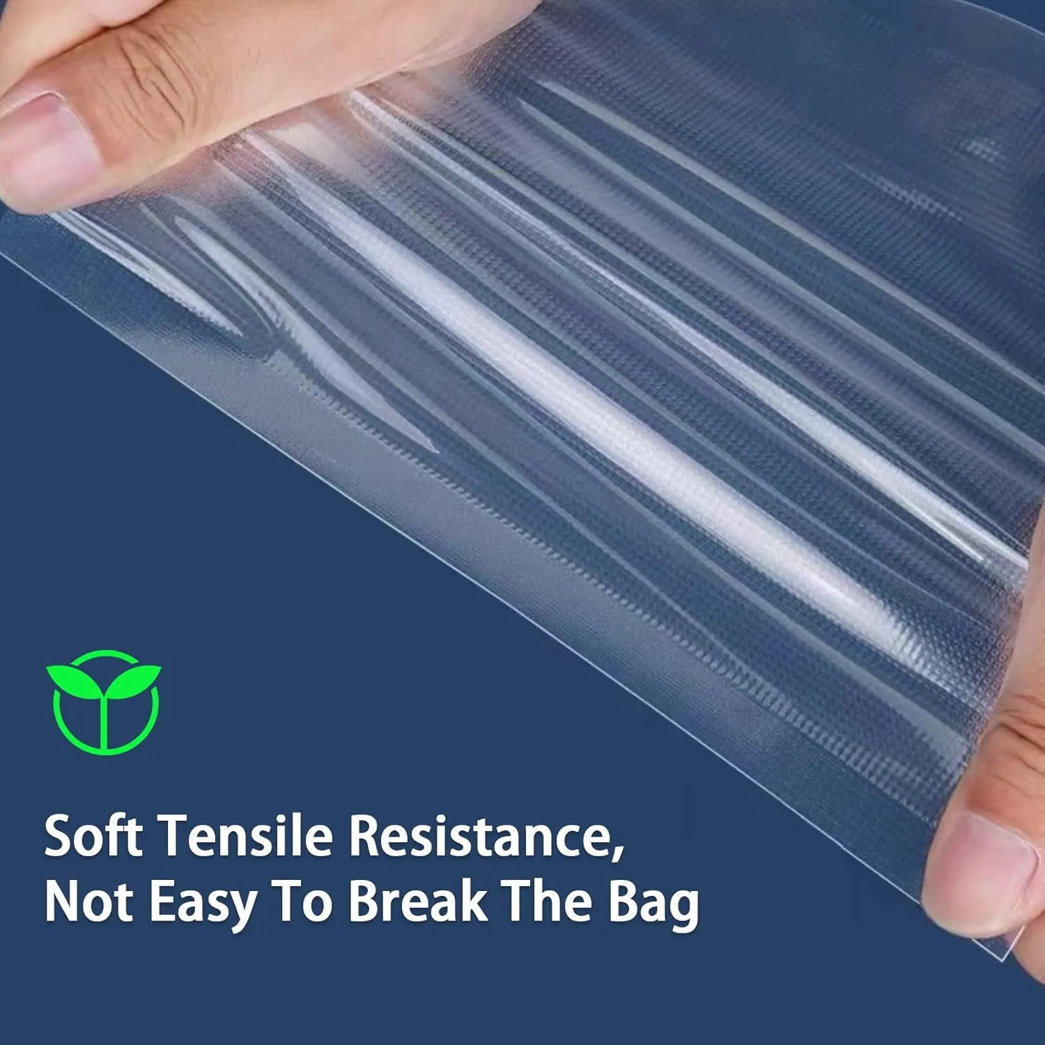 4.7" x 7.8" Vacuum Sealer Bags,Heavy Duty Pre-Cut Design Commercial Grade Food Sealable Bag for Heat Seal Food Storage,Smell Proof Bags Boilsafe to 280°F Freezable, Resizable,Reuseable (100Pcs)