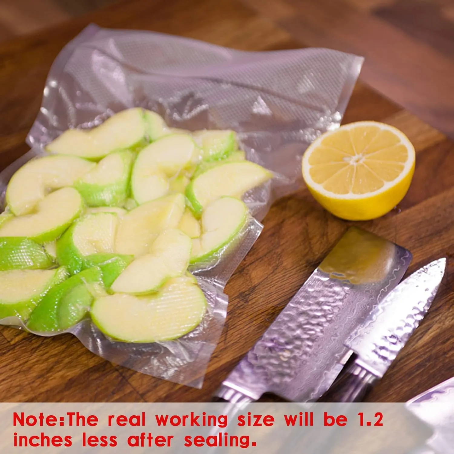 4.7" x 7.8" Vacuum Sealer Bags,Heavy Duty Pre-Cut Design Commercial Grade Food Sealable Bag for Heat Seal Food Storage,Smell Proof Bags Boilsafe to 280°F Freezable, Resizable,Reuseable (100Pcs)