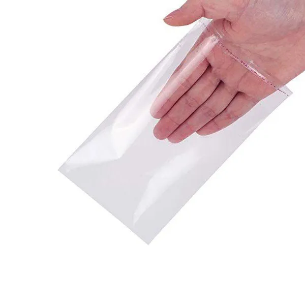 60 x 130mm   30mm Opp Cellophane Resealable Plastic Bags- Get The Best Clear Plastic Poly Bags