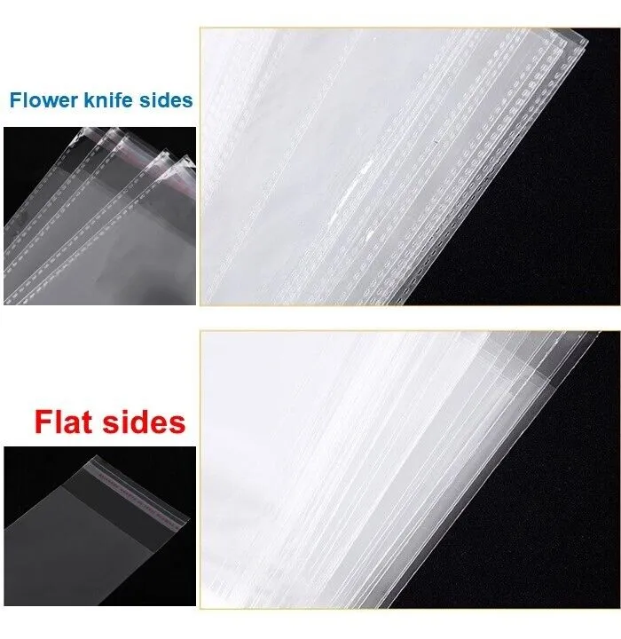 60 x 130mm   30mm Opp Cellophane Resealable Plastic Bags- Get The Best Clear Plastic Poly Bags