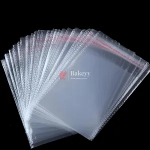7x9 Inch | Cellophane Bags Transparent  Self Sealing Envelope Crystal Bag  | Pack of 100
