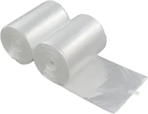 8 Gallon Medium Trash Bags, Clear, 2 Rolls/220 Counts