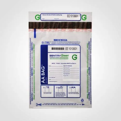 8x10.5 Small Deposit Bags Clear Plastic (Package of 100)