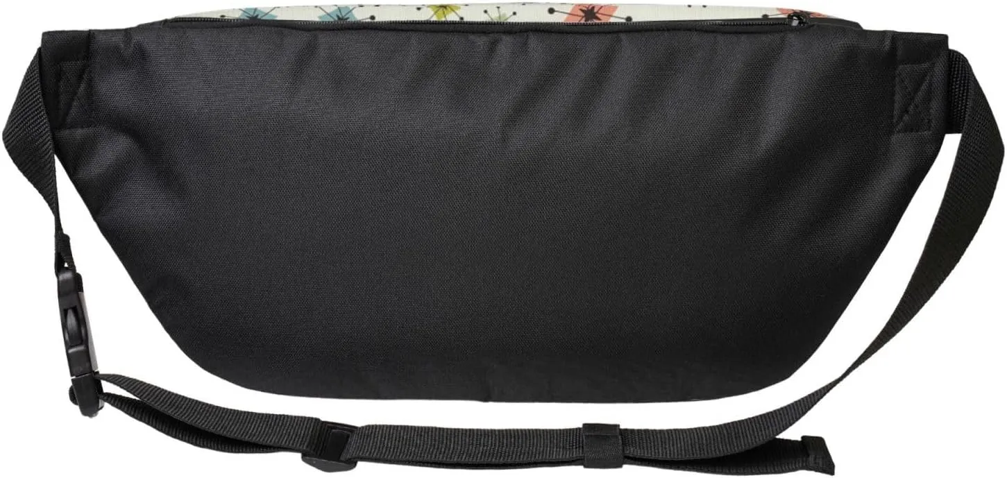 Absctract Geometric Pattern Space Multi-Purpose Fanny Pack and Crossbody Bag - High Capacity with Zipper Pockets, Ideal for Men and Women