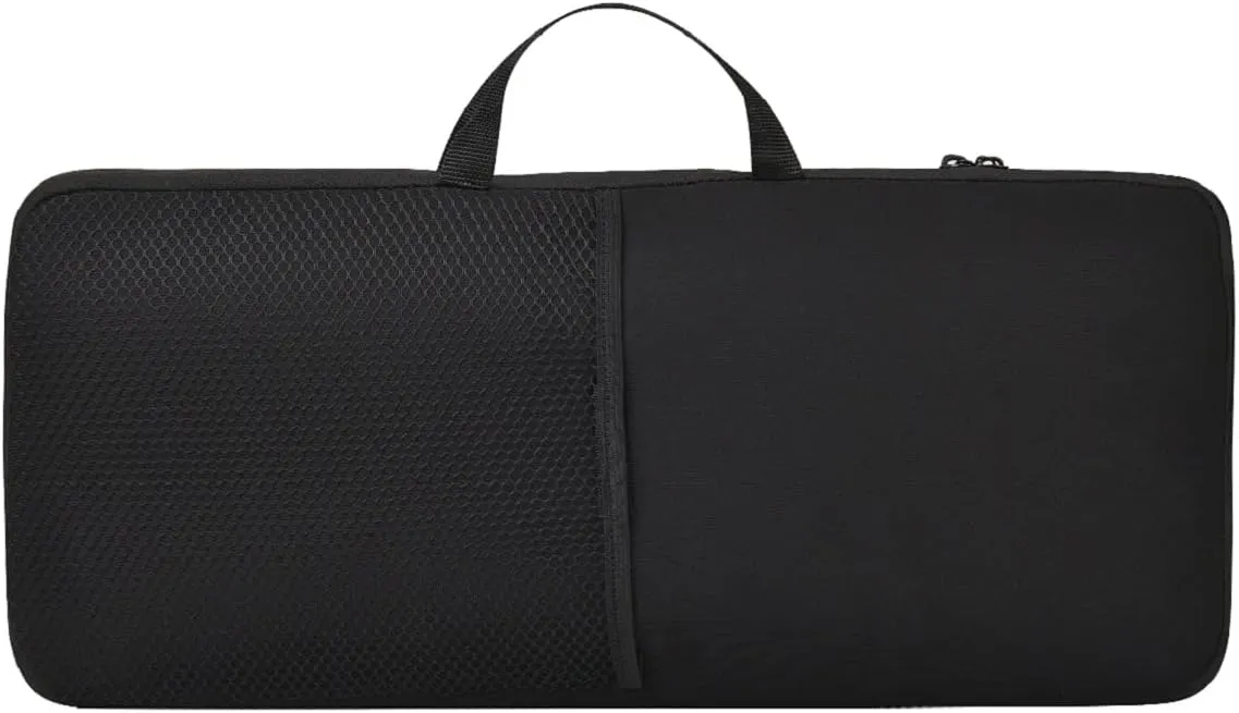 AF-WAN Soft Carrying Case Portable Protection Sleeve Pouch Bags with Handle Strap Compatible with Logitech K400 Plus Wireless Touch with Easy Media Control and Built-in Touchpad, HTPC Keyboard, Black