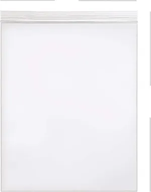 AM-Ink 50-Pcs 14x20 Poly Self Sealing Storage Reclosable Resealable Clear Plastic Bags 2 MIL