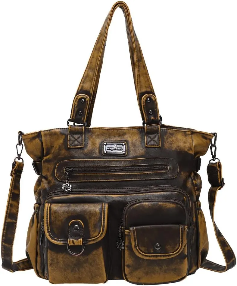 Angelkiss Purses and Handbag for Women Soft Leather Hobo Bags Satchel Shoulder Bags Ladies Tote Crossbody Bag