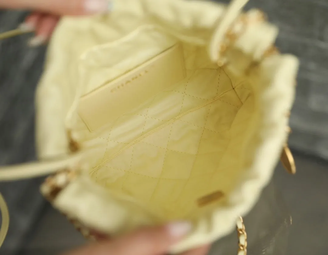 ANTIBA BAG CHANEL BEIGE 20CM HOBO 22 Holiday markdown Contemporary