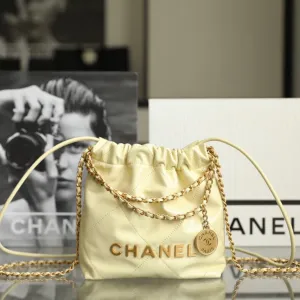 ANTIBA BAG CHANEL BEIGE 20CM HOBO 22 Holiday markdown Contemporary