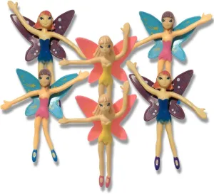 ArtCreativity Bendable Fairy, Set of 12 Flexible Fairy Princesses, Birthday Party Favors for Boys and Girls, Stress Relief Fidget Toys for Kids and Adults, Easter Basket Stuffers, Piñata Fillers