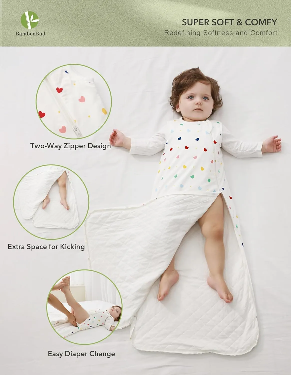 Baby Sleeveless Sleep Bag Newborn Sleep Sack Infant Boys Girls Sleeping Sack Unisex Rayon Wearable Blanket