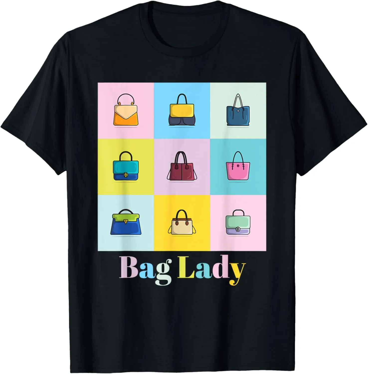 Bag Lady Chic Style Iconic Bags T-Shirt