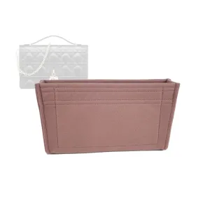 Bag Organizer for Dior Miss Dior Top Handle Bag - Premium Felt Purse Handbag Insert Liner Shaper (Handmade) Soft Structure Support (20 Color Options)