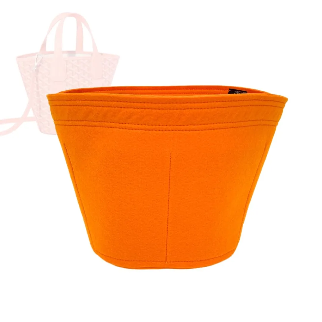 Bag Organizer for Goyard Belharra PM - Premium Felt Purse Handbag Insert Liner Shaper (Handmade) Soft Structure Support (25 Color Options)