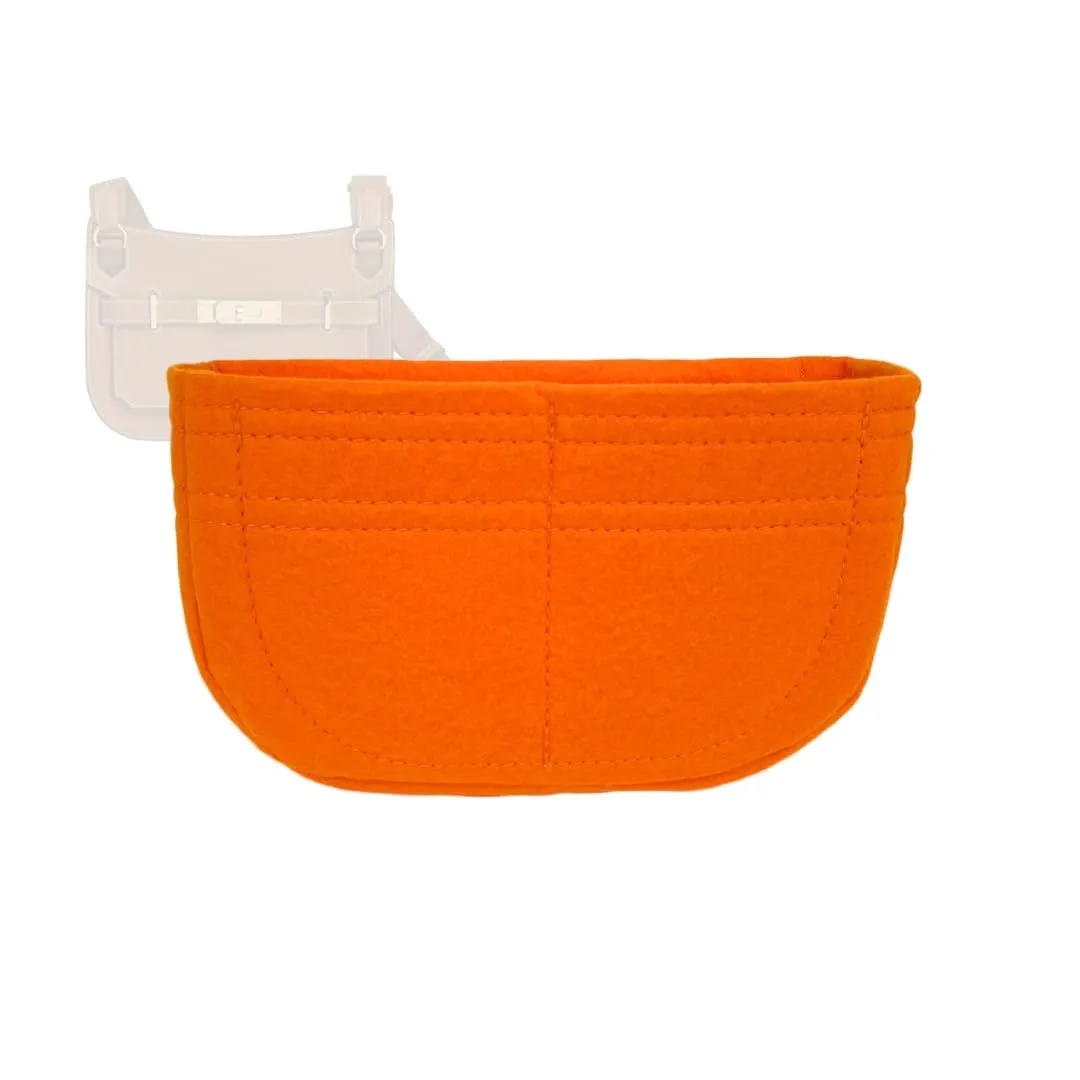 Bag Organizer for Hermes Jypsiere Mini - Premium Felt Purse Handbag Insert Liner Shaper (Handmade) Soft Structure Support (25 Color Options)
