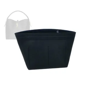Bag Organizer for Saint Laurent LE 37 Bucket Bag - Premium Felt Purse Handbag Insert Liner Shaper (Handmade) Soft Structure Support (20 Color Options)