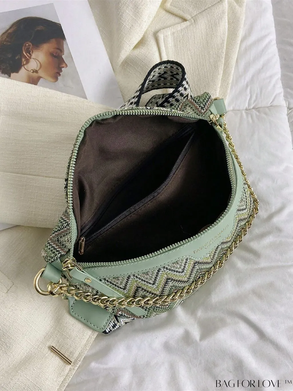 BagForLove - Compact Vintage Geometric Fanny Pack