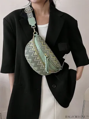 BagForLove - Compact Vintage Geometric Fanny Pack
