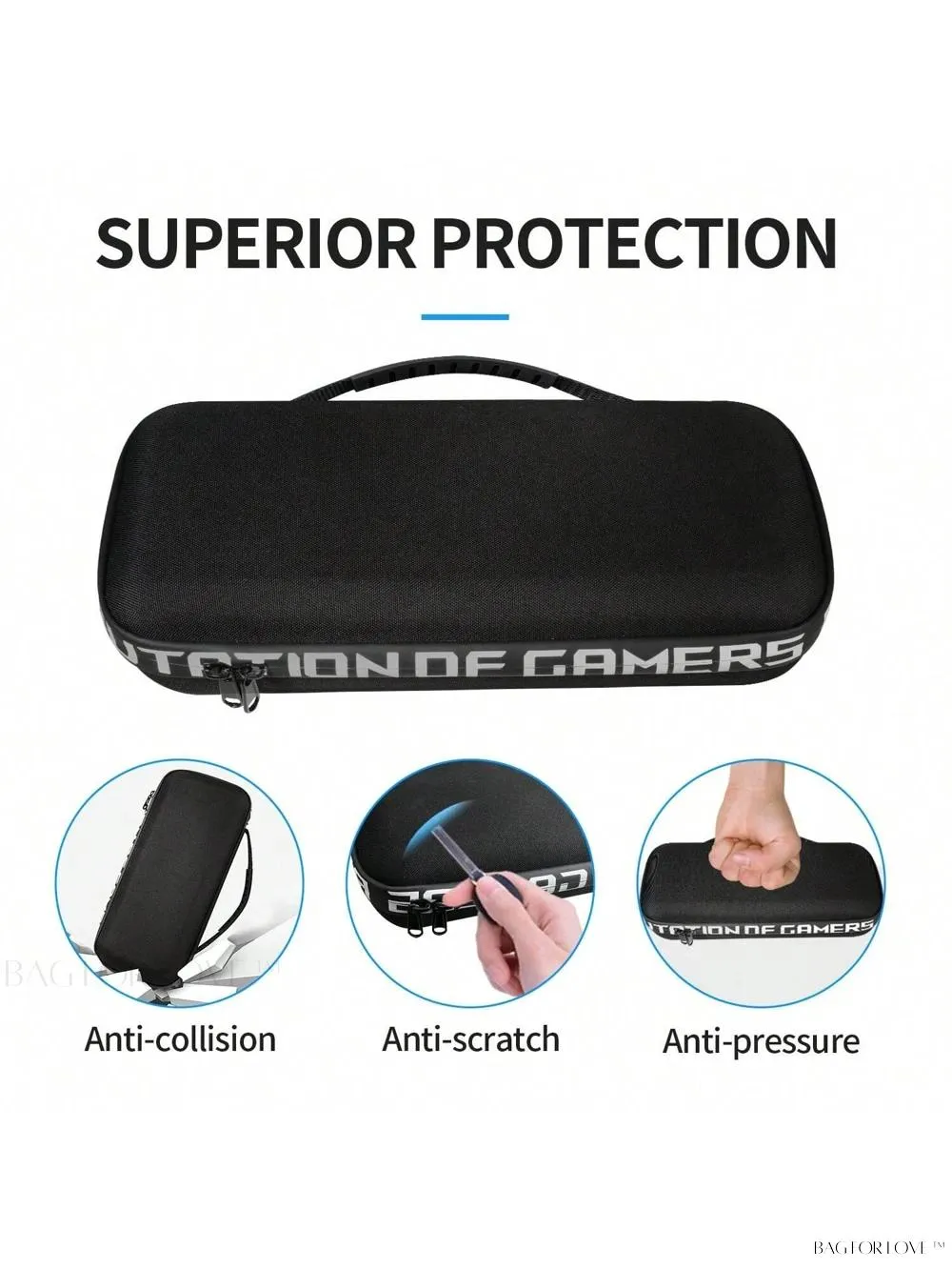 BagForLove - Large Capacity Storage Bag for PS VR Travel and Home Use