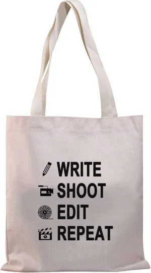 BDPWSS Write Shoot Edit Repeat Filmmaker Film Director Gift Funny Filmmaking Gift For Movie Buff Script Writer Gift (Write shoot edit TG)