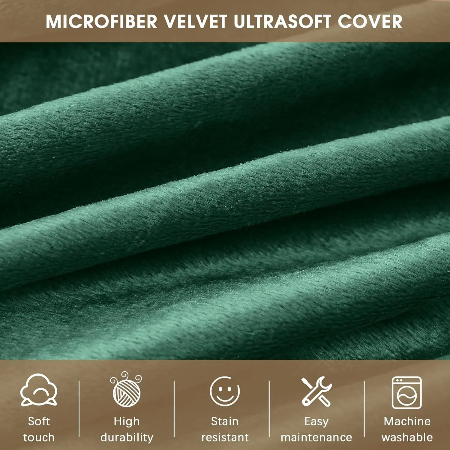 Bean Bag Chairs for Kids - Memory Foam Furniture BeanBag Chair - Kids/Teens Sofa with Soft Micro Fiber Cover - Round Fluffy Couch for Living Room Bedroom College Dorm - 2 ft, Green
