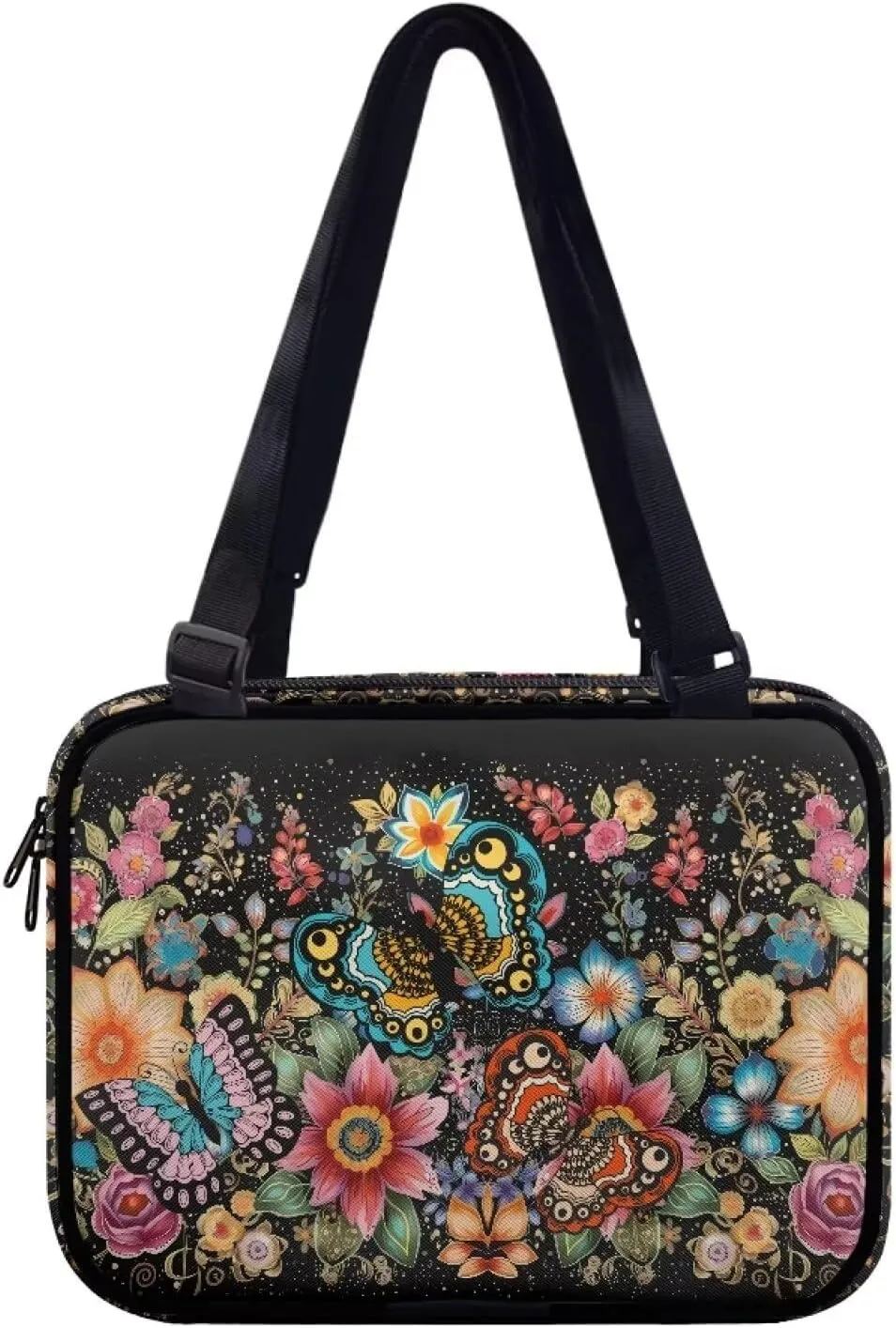 Bible Covers for Women Book Protector with Shoulder Strap Zip Church Bags Soft Bible Pouch