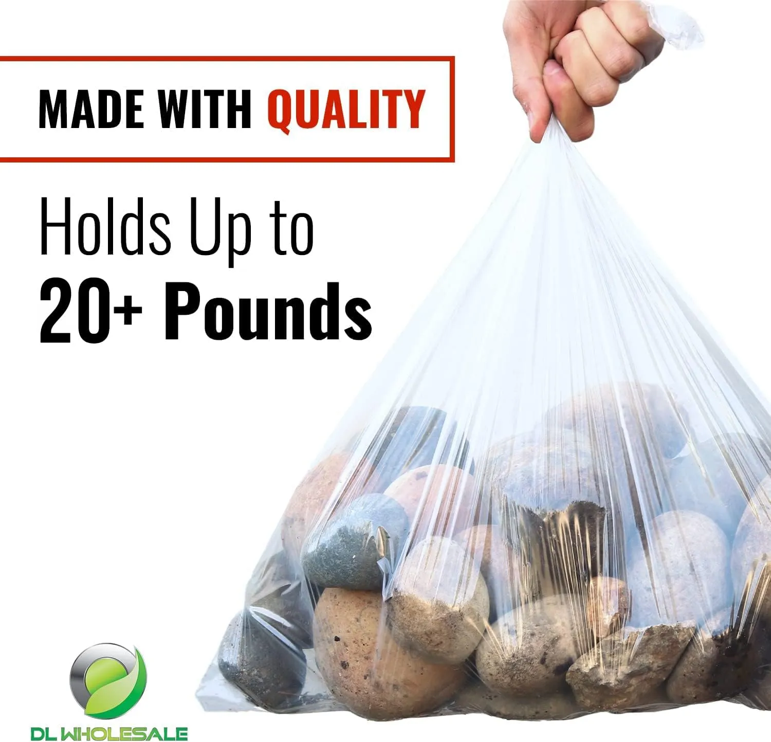 BirdBags Turkey Bags, 19” x 23.5” 25 Pack, Clear Plastic, Food Storage, Freezer, Oven, Groceries Bread