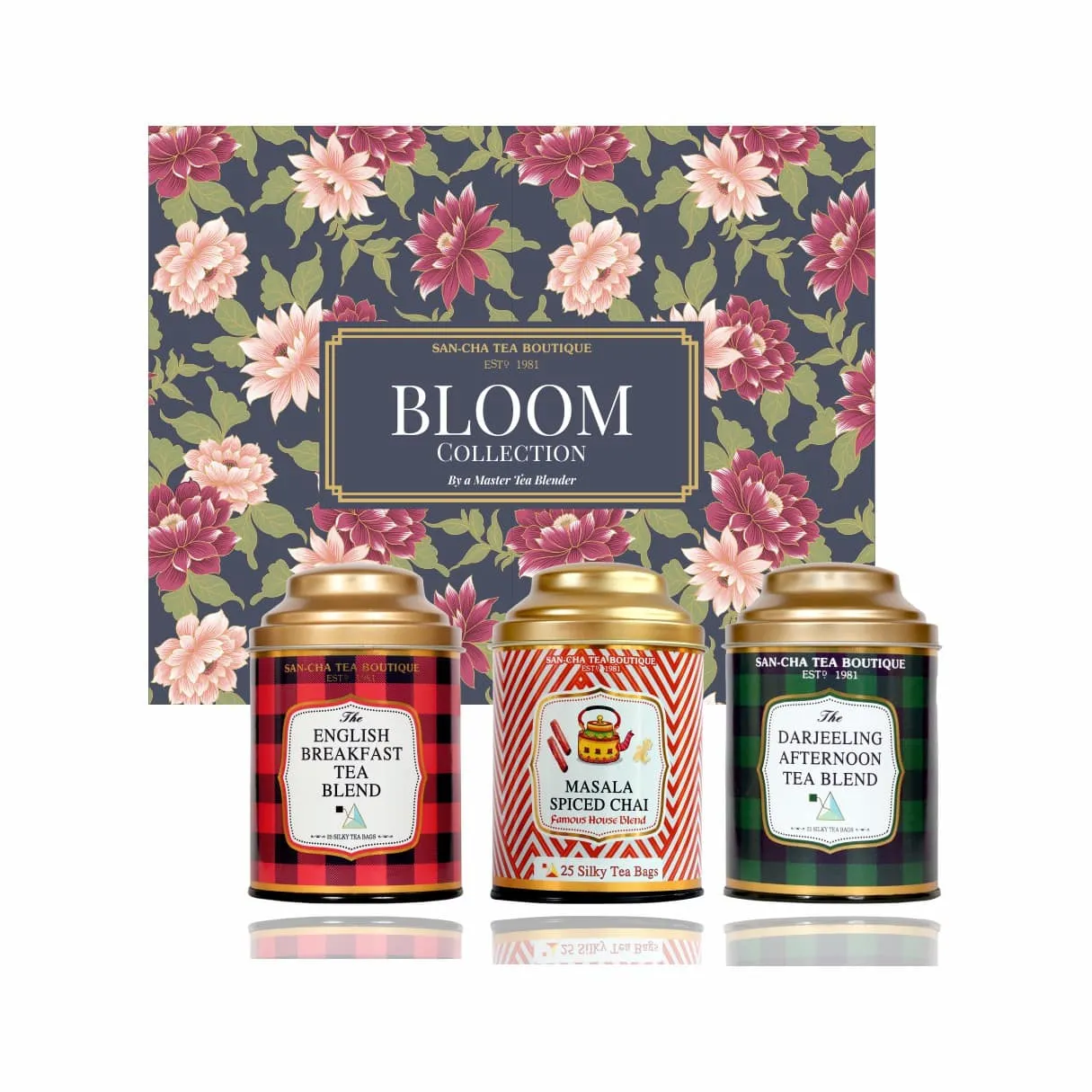 Bloom Tea Collection: Tea Gift Box (Pack of 3)