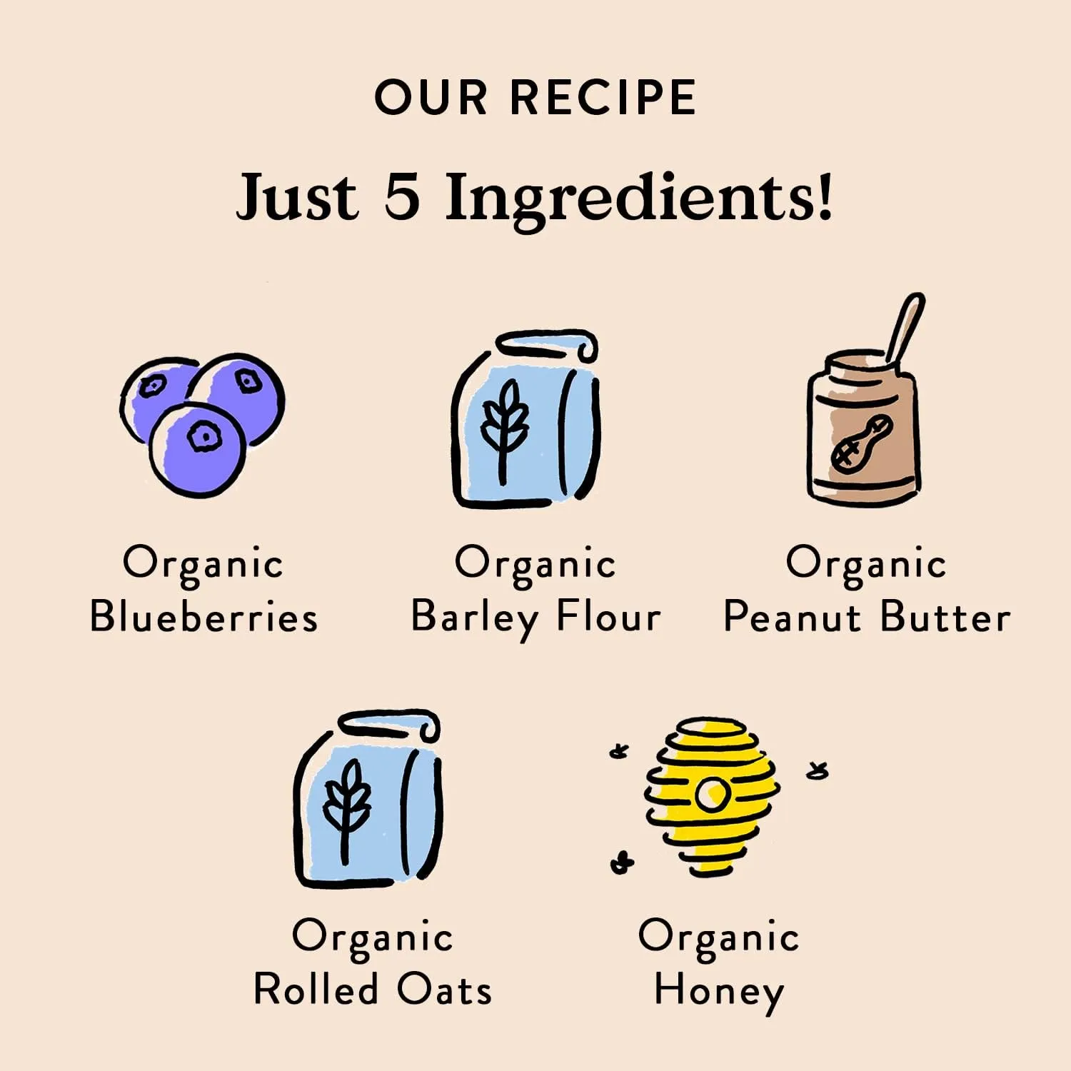 Bocce's Bakery All-Natural, Small Batch, Organic Dog Treats, Wild 'Berry Biscotti Biscuits, Wheat-Free, Limited-Ingredient, Made in The USA with 100% Recyclable Packaging, 12 oz Bag