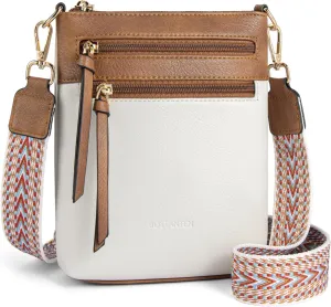 BOSTANTEN Crossbody Bags Purses for Women Trendy Soft Vegan Leather Shoulder Handbags with Adjustable Strap Zipper Pocket