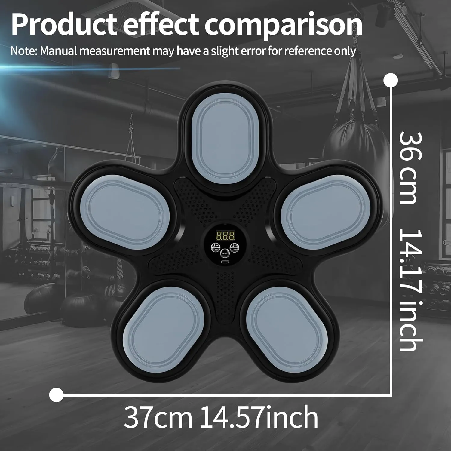 Boxing Machine with Boxing Gloves, Smart Bluetooth Music Boxing Machine, Boxing Wall Mount Machine,Wall Punching Pad, Box Beating, Boxing Target