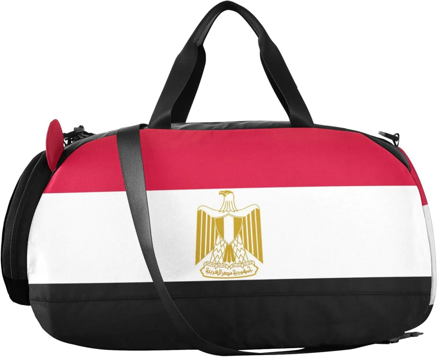 Boys Carry on Duffel Toddler Weekender Bags Egypt Flag Duffle Bags for Traveling Tote Shoe Compartment