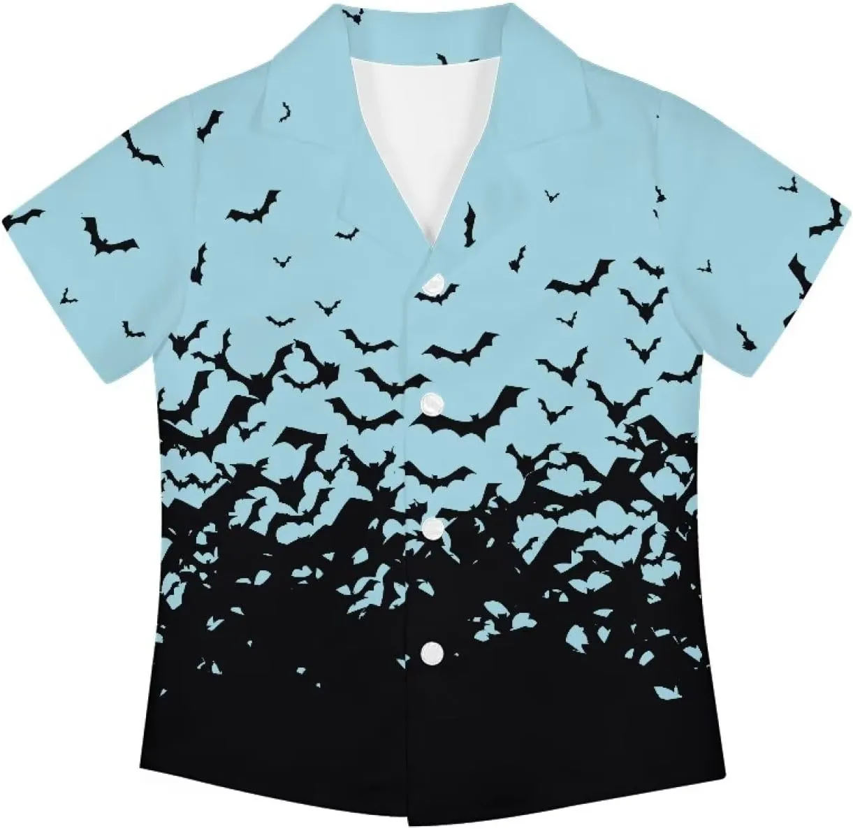 Boys Hawaiian Shirts Short Sleeve Cute Summer Beach Button Down Casual Aloha Shirts for Kids