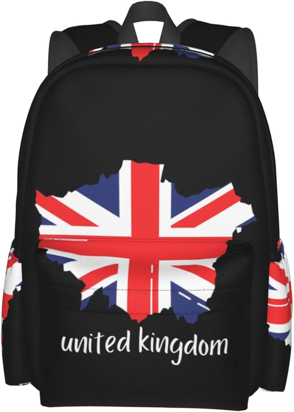 British England UK English Flag Backpack Large Capacity Backpack Lightweight Double Shoulder Bag For Women Men Travel