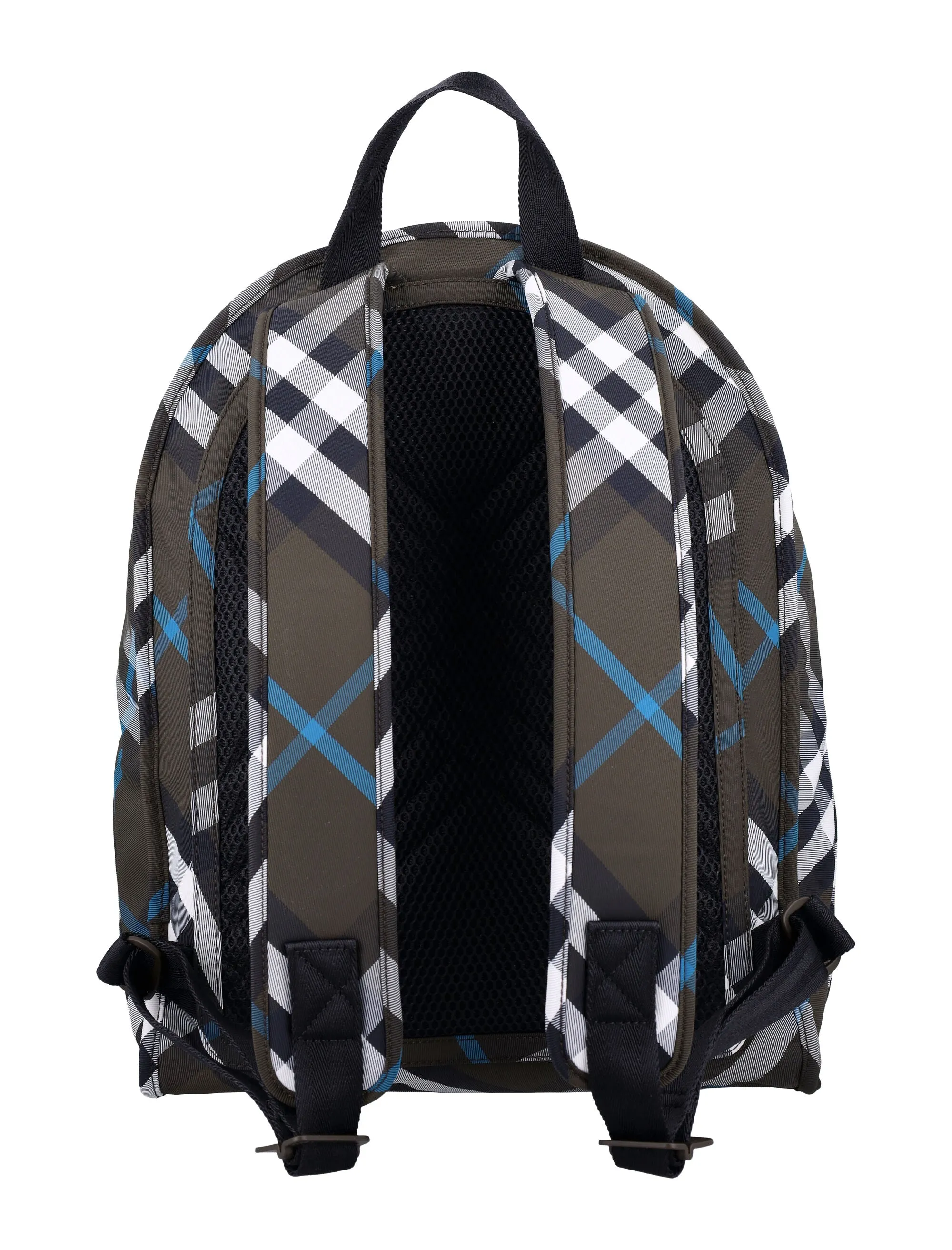 BURBERRY Check Pattern Shield Backpack - 41 cm
